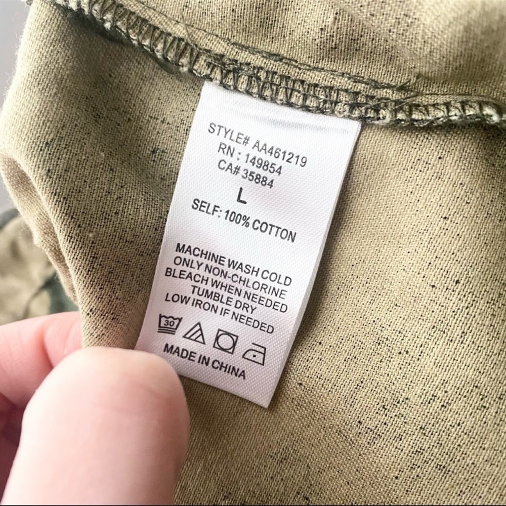 Nwt Sadie & Sage Catch-Me Camo Elastic Waist Cott… - image 6